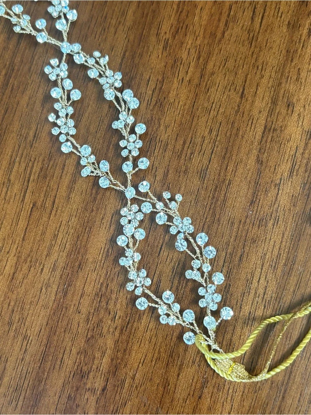 Twigs & Honey Rhinestone Blossom Infinity Hair Vine